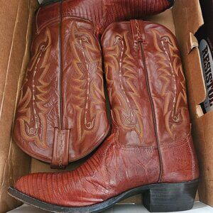 Men Tony Lama, Taju Lizard Boots